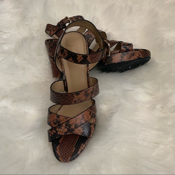 Naturalizer Kanye Brown Snakeskin Size 9.5 - Picture 6 of 7